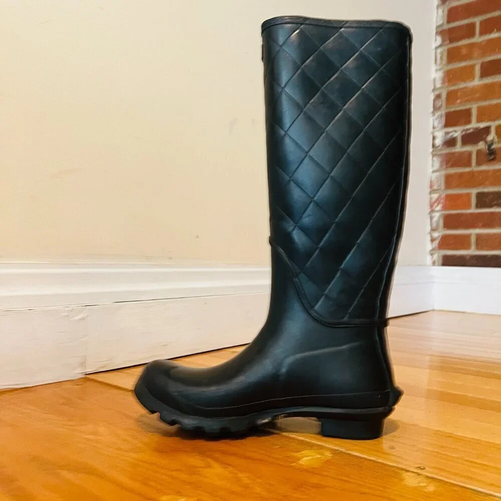 Barbour Women's Bede Wellington Boots Black Size 5